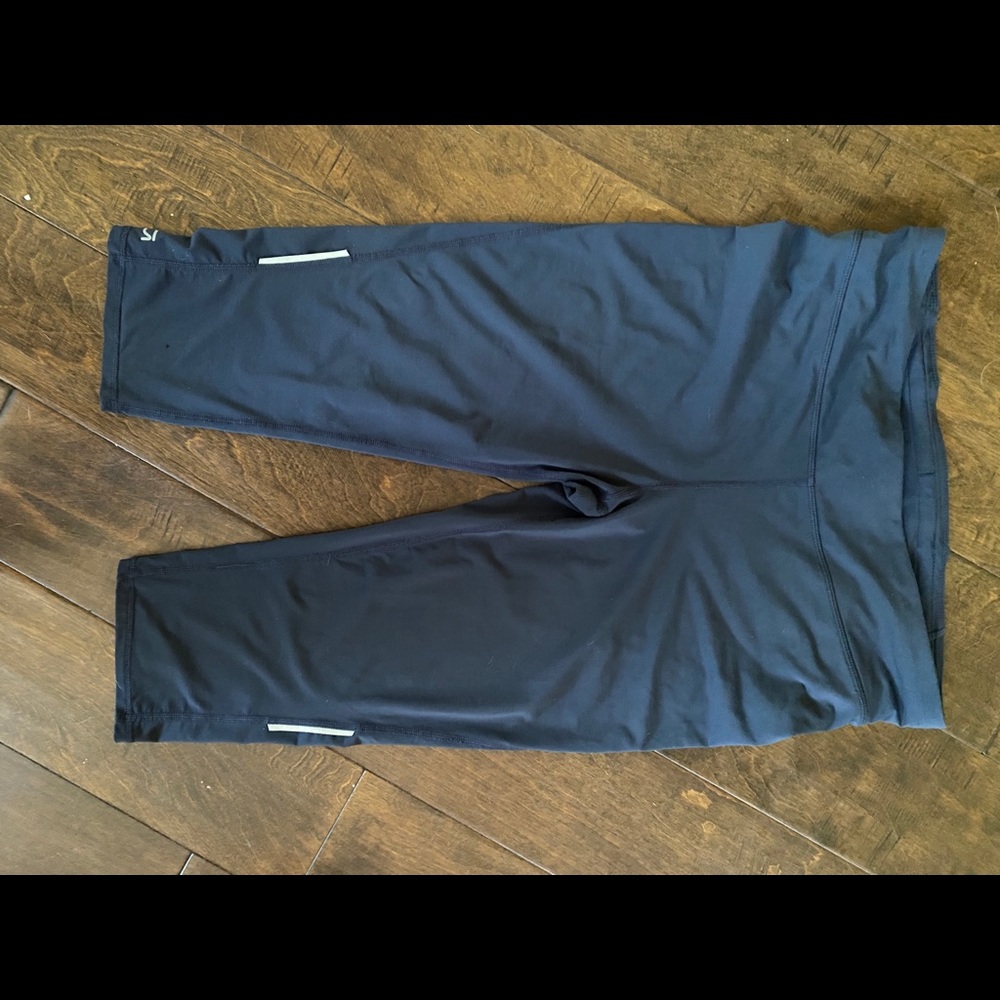 Gap G fast Capri leggings, navy blue, large